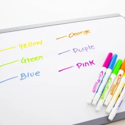 BAZIC Fine Tip Bright Color Dry-Erase Marker (6/Pack)