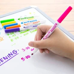BAZIC Fine Tip Bright Color Dry-Erase Marker (6/Pack)