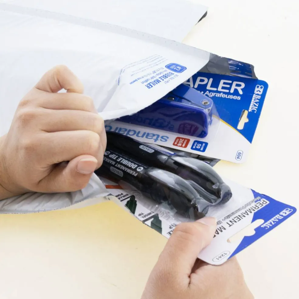 BAZIC Poly Bubble Mailer (#2) 8.5" x 11.25" (25/Pack)