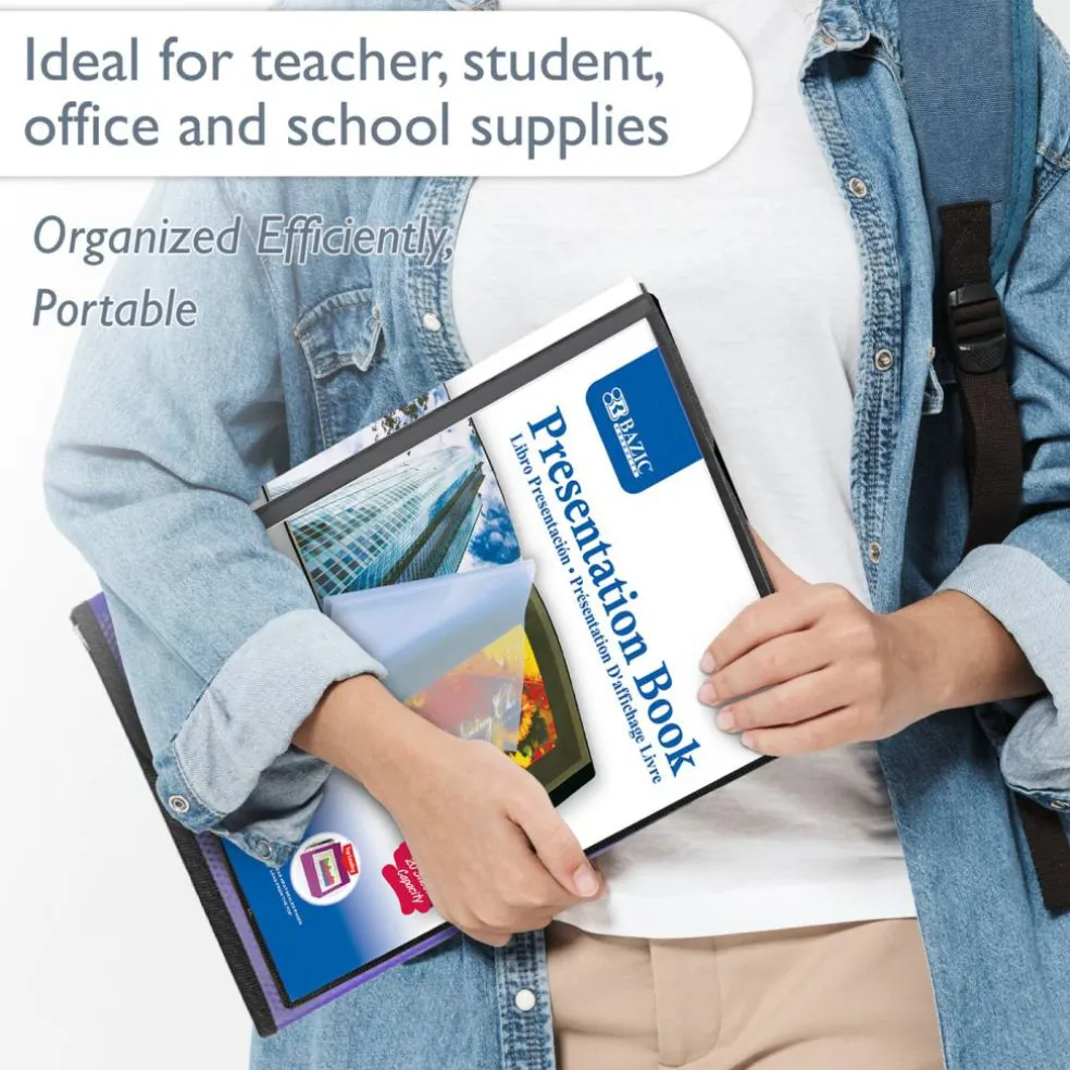 BAZIC Presentation Book 10-Pockets
