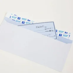 BAZIC #10 Security White Envelopes, Self-Seal, 500 Count