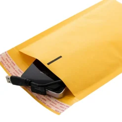BAZIC Self-Seal Bubble Mailers (#000) 4" X 7.25" (5/Pack)