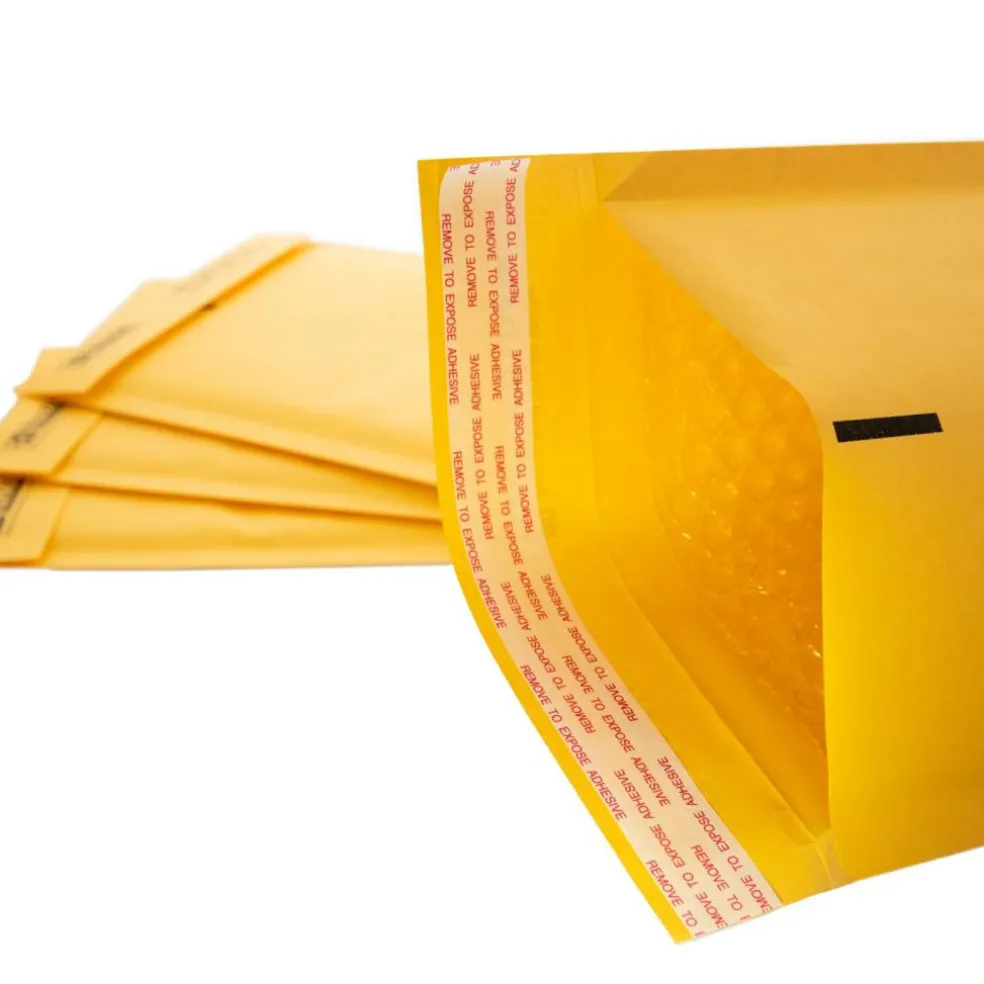 BAZIC #2 Self-Seal Bubble Mailers, 8.5" x 11.25", 3-Pack
