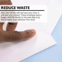 BAZIC Self-Seal White Envelope 6