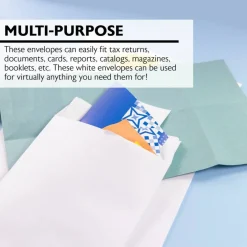 BAZIC Self-Seal White Envelope 6