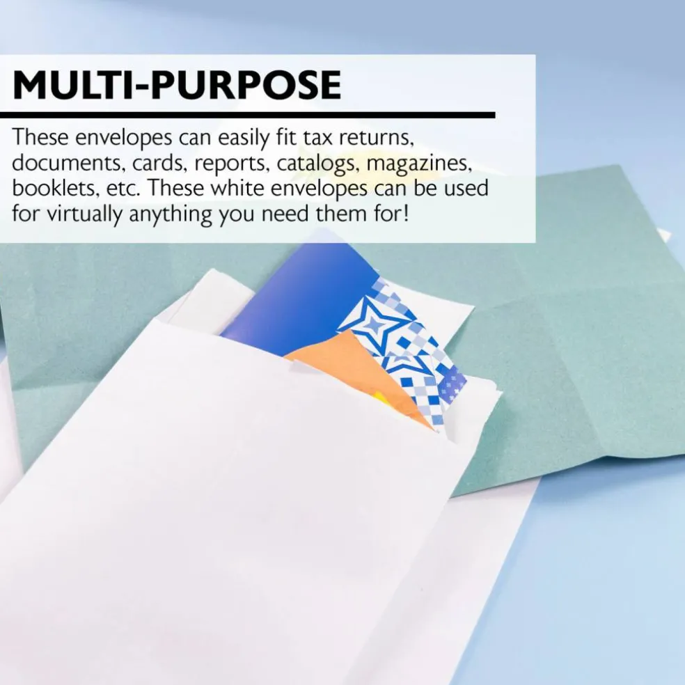 BAZIC Self-Seal White Envelope 6" x 9" (6/Pack)
