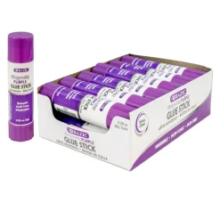 BAZIC Washable Disappearing Purple Glue Sticks, 0.28 oz