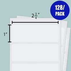 BAZIC White Multipurpose Label 2 3/4