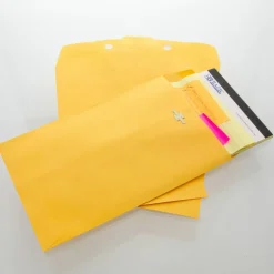 BAZIC 6 x 9 in Manila Clasp Envelopes, 100 Count, Metal Clasp Closure
