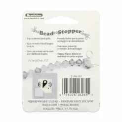 Beadalon® Bead Stopper™ Coiled Stainless Steel Strand Clip, 4ct.