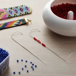 Beadalon® 3.5" Big Eye Curved Beading Needles, 2ct.