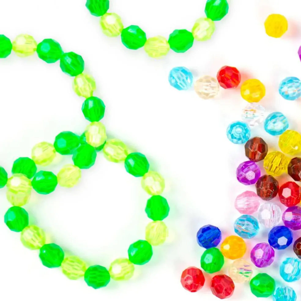 Bead Landing™ Faceted Acrylic Round Bead Value Pack, 8mm