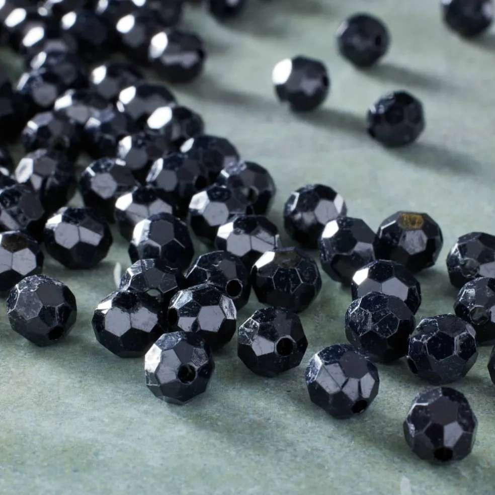 Bead Landing™ Faceted Acrylic Round Bead Value Pack, 8mm