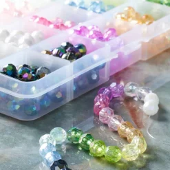 Bead Landing™ Faceted Aurora Borealis Crafting Beads Box