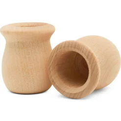 Bean Pot Candle Cups Multiple Sizes Available, Unfinished for Crafts | Woodpeckers