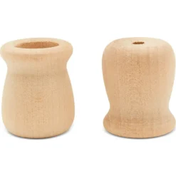 Bean Pot Candle Cups Multiple Sizes Available, Unfinished for Crafts | Woodpeckers