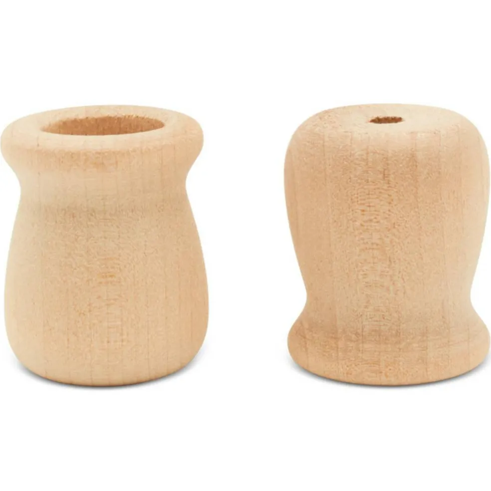 Bean Pot Candle Cups Multiple Sizes Available, Unfinished for Crafts | Woodpeckers
