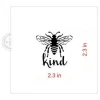 Bee Kind Cookie & Craft Stencil | CM210 by Designer Stencils |