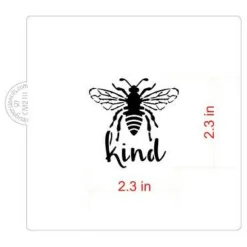 Bee Kind Cookie & Craft Stencil | CM210 by Designer Stencils |