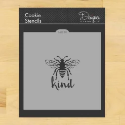 Bee Kind Cookie & Craft Stencil | CM210 by Designer Stencils |