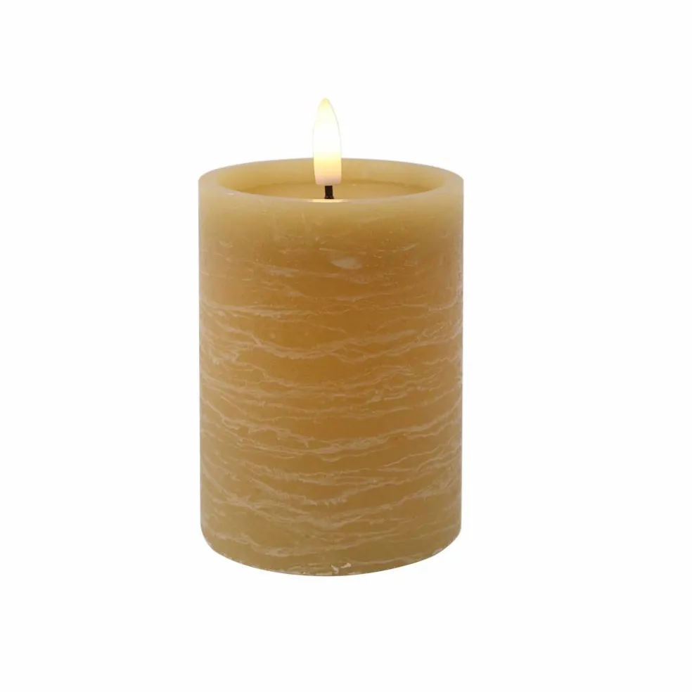 Beeswax LED Wax Pillar Candle by Ashland®