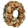 22" Beige Hydrangea Wreath by Ashland®
