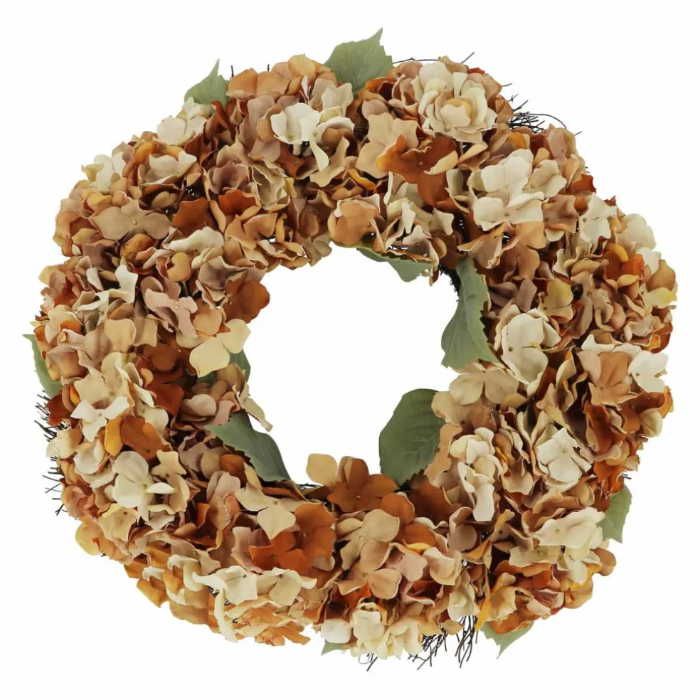 22" Beige Hydrangea Wreath by Ashland®