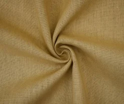 Beige Solid Linen Woven Shirting Fabric By the Yard