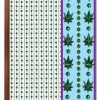 Beistle 6Feet 6in. x 24in. Weed Bead Curtain - 1 Pack