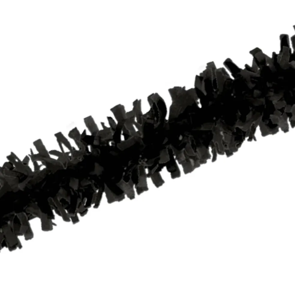 Beistle 25ft. Black Tissue Festooning, 2ct.