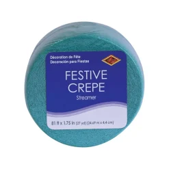 Beistle 81ft. Festive Crepe Streamers, 8ct.