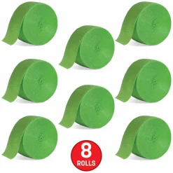 Beistle 81ft. Festive Crepe Streamers, 8ct.