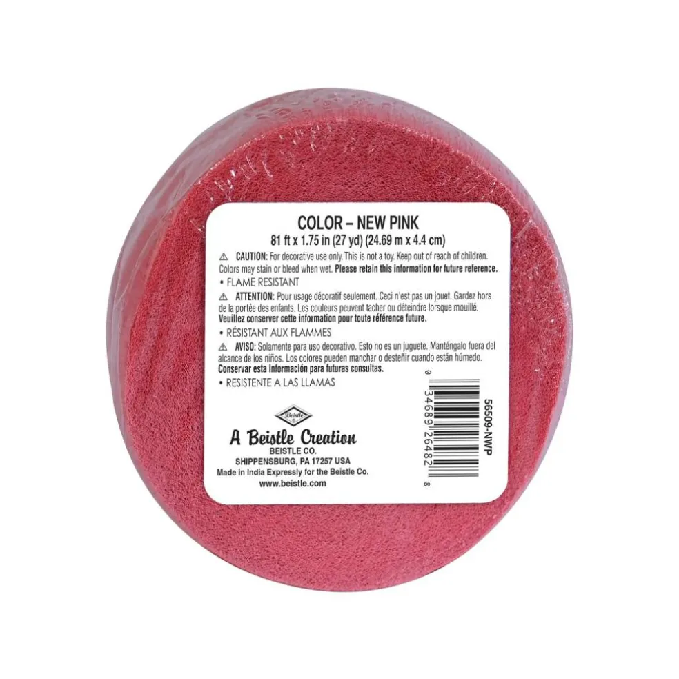 Beistle 81ft. Festive Crepe Streamers, 8ct.