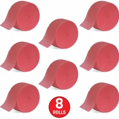 Beistle 81ft. Festive Crepe Streamers, 8ct.