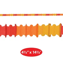 Beistle 14.5ft. Golden Yellow, Orange & Red Ceiling Drops, 4ct.