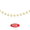 Beistle 11ft. Gold Foil Leaves Garlands, 2ct.