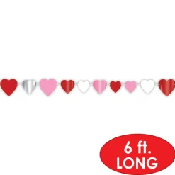 Beistle 6ft. Heart Streamer
