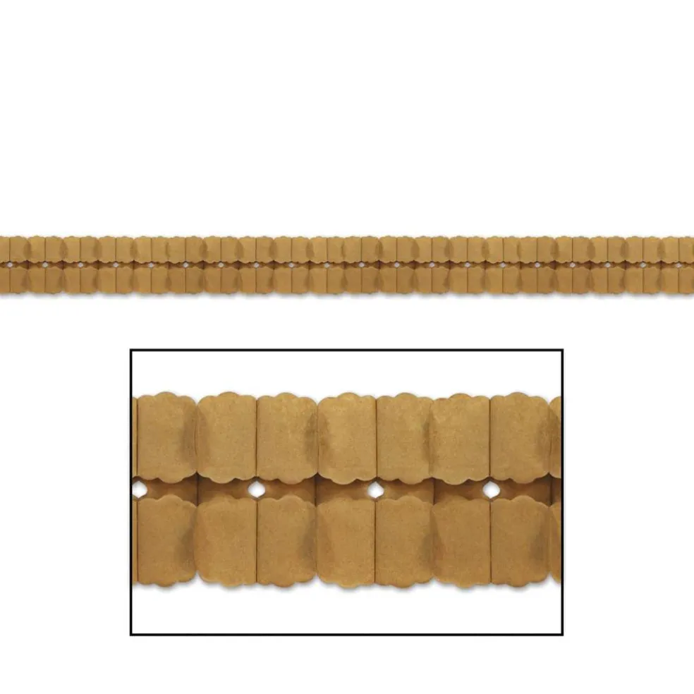 Beistle 12ft. Kraft Paper Leaf Garlands, 2ct.