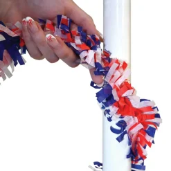 Beistle 25ft. Red, White & Blue Tissue Festooning Garlands, 2ct.