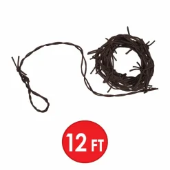 Beistle 12ft. Rusty Barbed Wire Garland