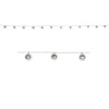 Beistle 6.5ft. Silver Disco Ball Garland