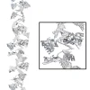 Beistle 25ft. Silver Gleam 'N Flex Happy 25th Garlands, 2ct.