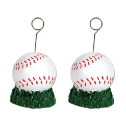 Beistle 6oz. Baseball Photo & Balloon Holders, 2ct.