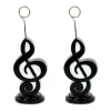 Beistle 6oz. Black Musical Note Photo & Balloon Holders, 2ct.