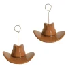 Beistle 6oz. Cowboy Hat Photo & Balloon Holder, 2ct.