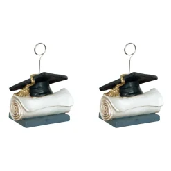Beistle 6oz. Grad Cap Photo & Balloon Holders, 2ct.