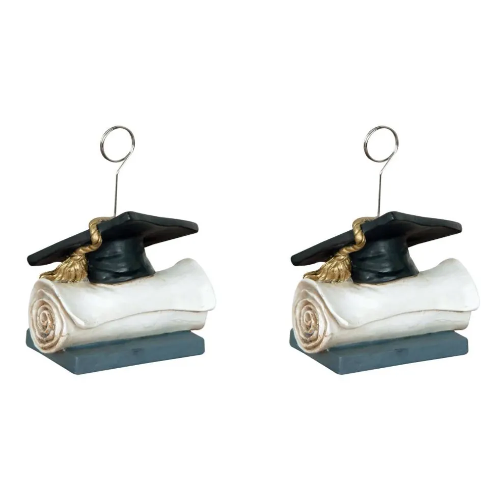 Beistle 6oz. Grad Cap Photo & Balloon Holders, 2ct.