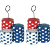 Beistle 6oz. Poker Chips Photo & Balloon Holders, 2ct.