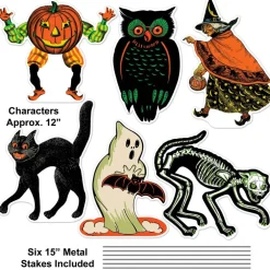 Beistle Plastic Vintage Halloween Yard Signs