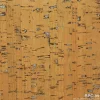 Belagio Cork Fabric, 18" x 15", Solids, Natural/Gold